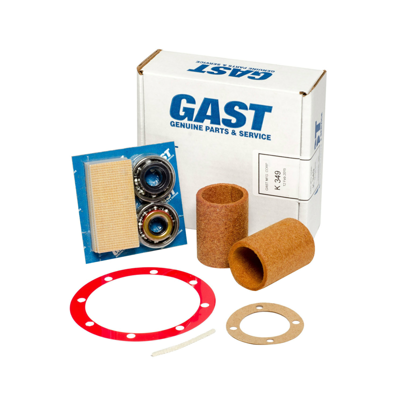 Kit de Reparación para Bombas de Vacío 2067/2567 LUB/VAC GAST K349