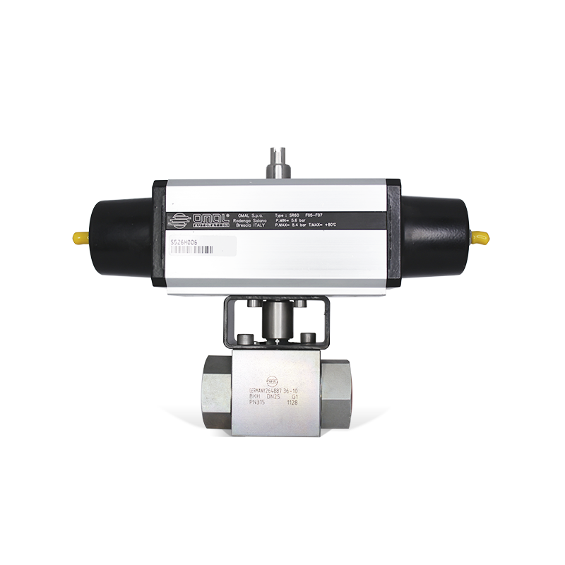 [S526H006] Válvula de Bola con Actuador, Alta Presión, Acero Inoxidable  OMAL S526H006