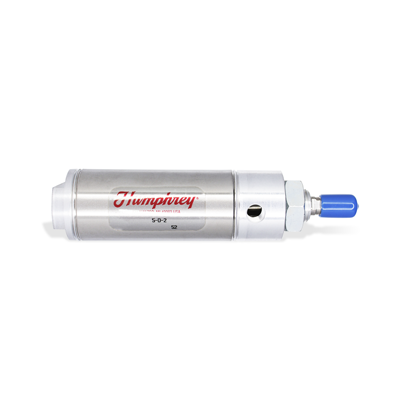 Cilindro Neumático HUMPHREY diámetro 1 1/2 " Doble Acción, montaje de nariz