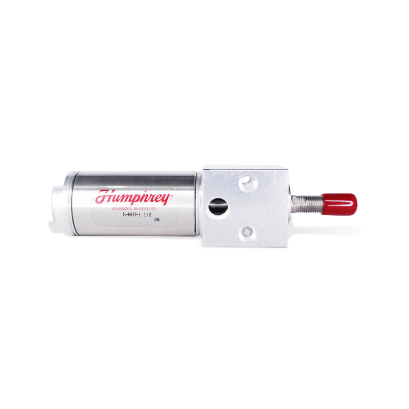 [5-BFD-1 1/2] Cilindro Neumático 1 1/2" diámetro, doble acción, montaje frontal HUMPHREY 5-BFD-1 1/2