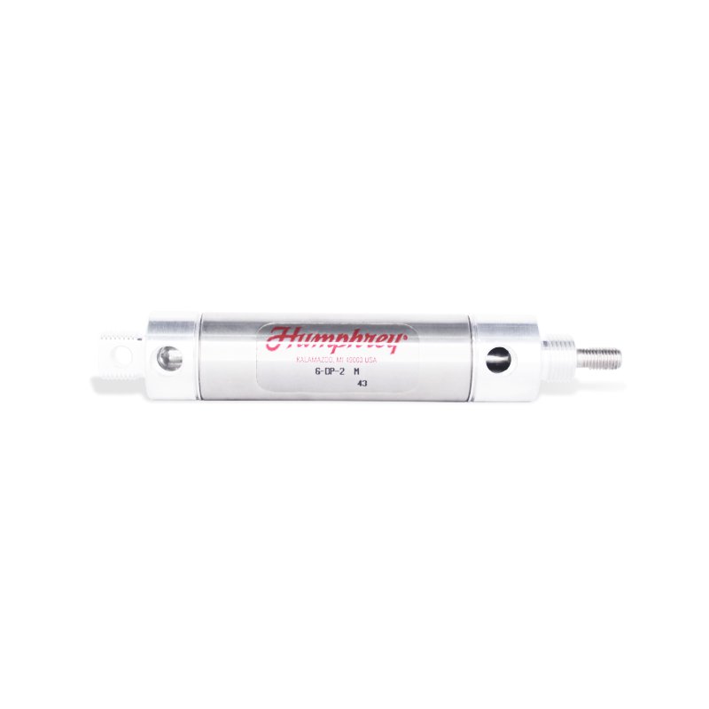 [6-DP-2M] Cilindro Neumático 1 1/6" de diámetro, doble acción, montaje de pivote trasero HUMPHREY 6-DP-2M