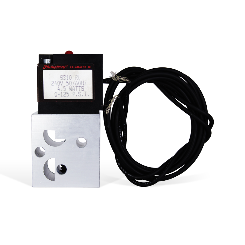 [S310-RC-24VCA] Electroválvula 24VAC, 3 puertos, 1/8" NPSF, 2 posiciones HUMPHREY S310-RC-24VAC