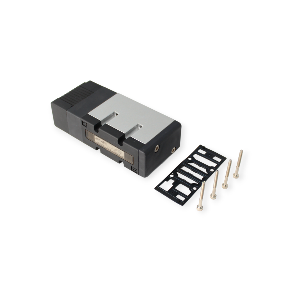 Válvula Simple Solenoide 5 vías 2 posiciones puertos de 1/4" KOGANEI 430-4E1-DC24V