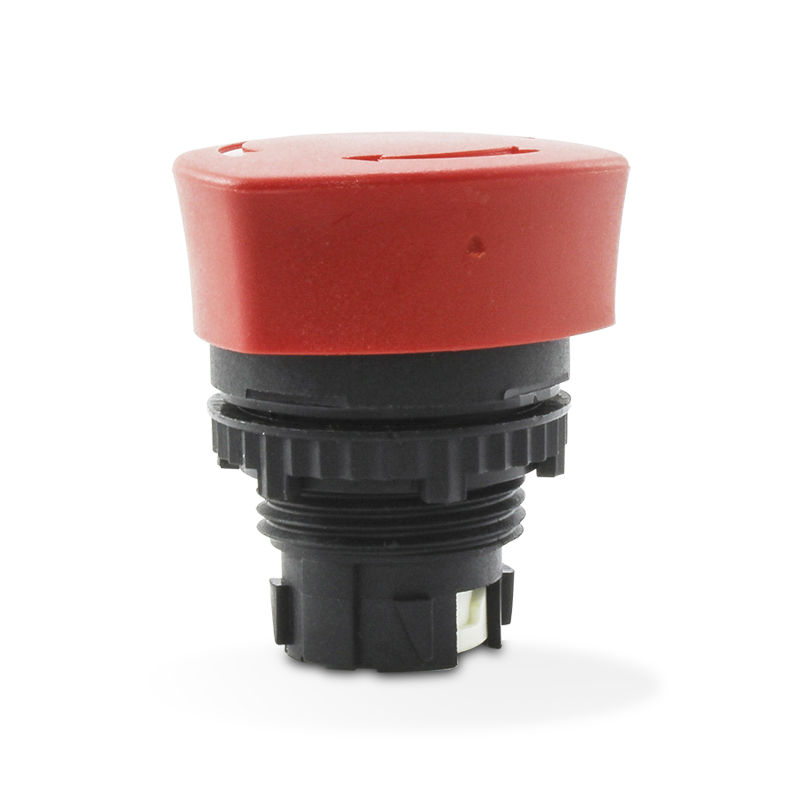 Botón pulsador automático, giro para desactivar 22 mm CLIPPARD P22-L3M-R 