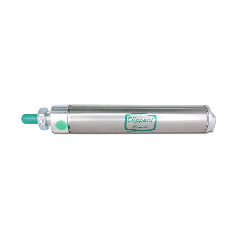 Cilindro Neumático magnético  1 1/2" de diámetro,  montaje de espárrago, varilla giratoria CLIPPARD SDR-24-6-M