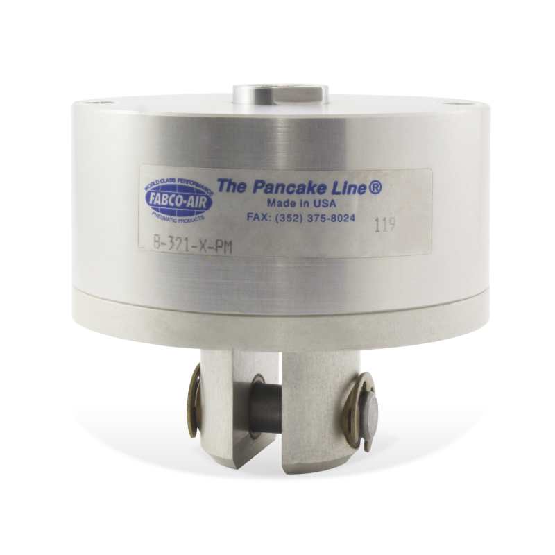 [B-321-X-PM] Cilindro Neumático Pancake  2" de diámetro, 1/2" de carrera FABCO AIR B-321-X-PM