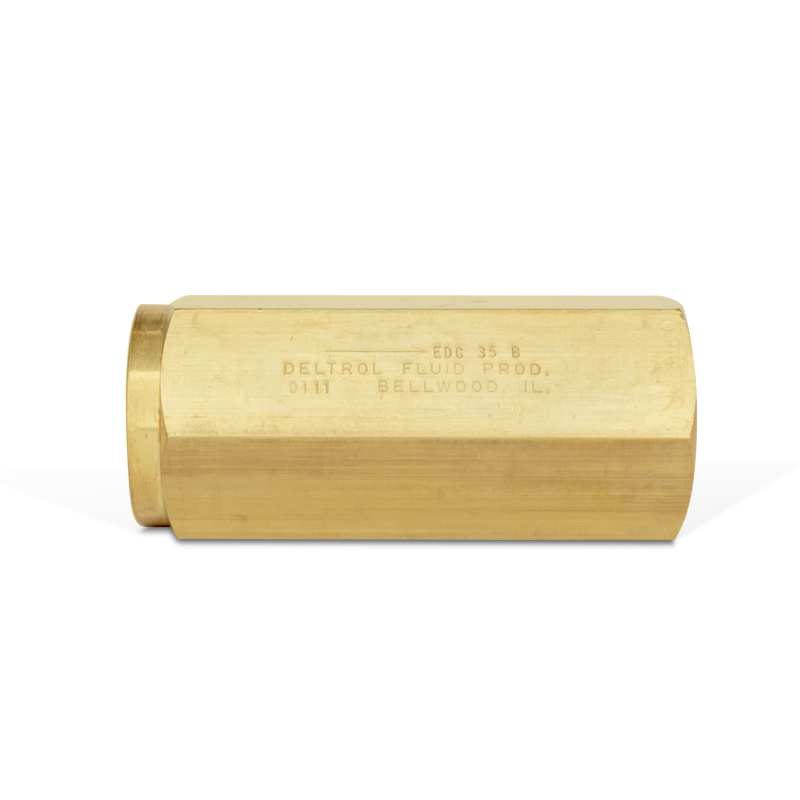 [EDC35B] Válvula Check flujo GPM (lpm) 20.0 (75.7), 3/4" NPTF DELTROL EDC35B  