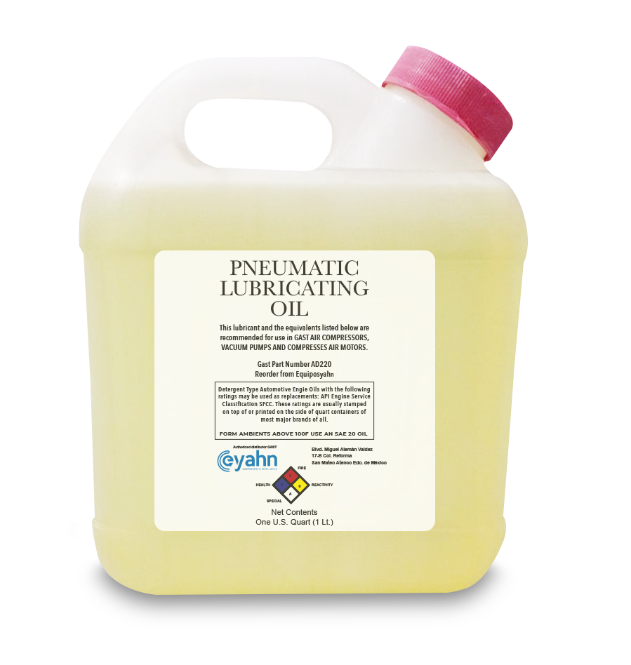 [AD220] Aceite Lubricante 1 lt. GAST AD220