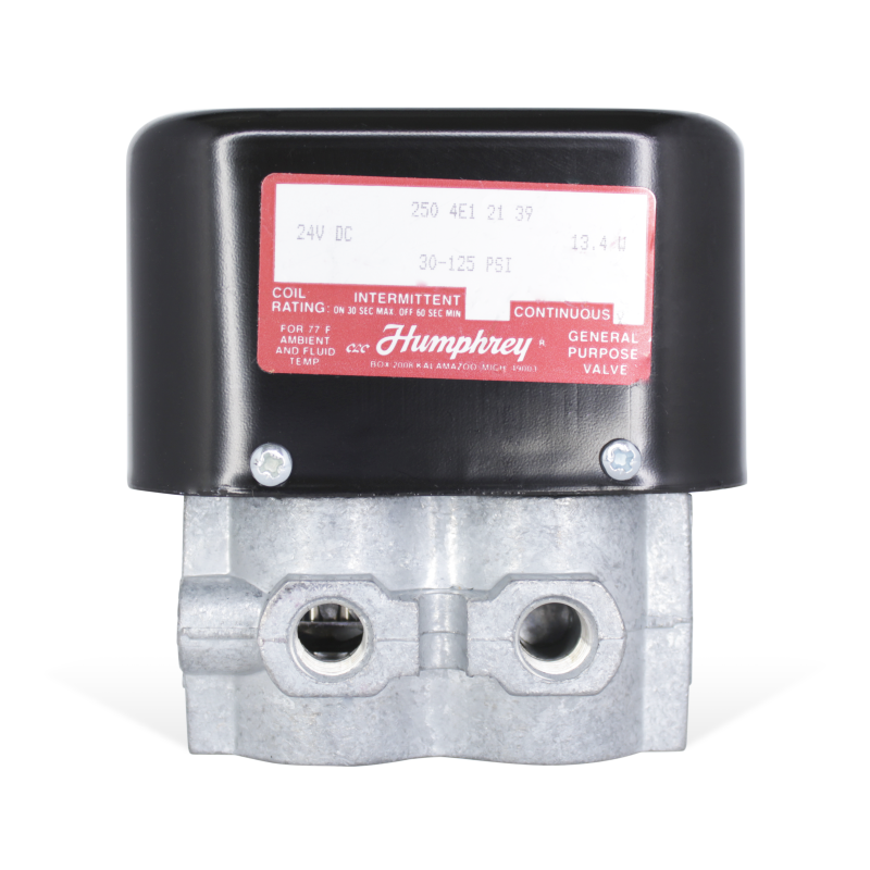[250-4E1-21-39 24] Válvula Eléctrica 4 vías, 2 posiciones, 1/4" NPSF HUMPHREY 250-4E1-21-39 24 VDC