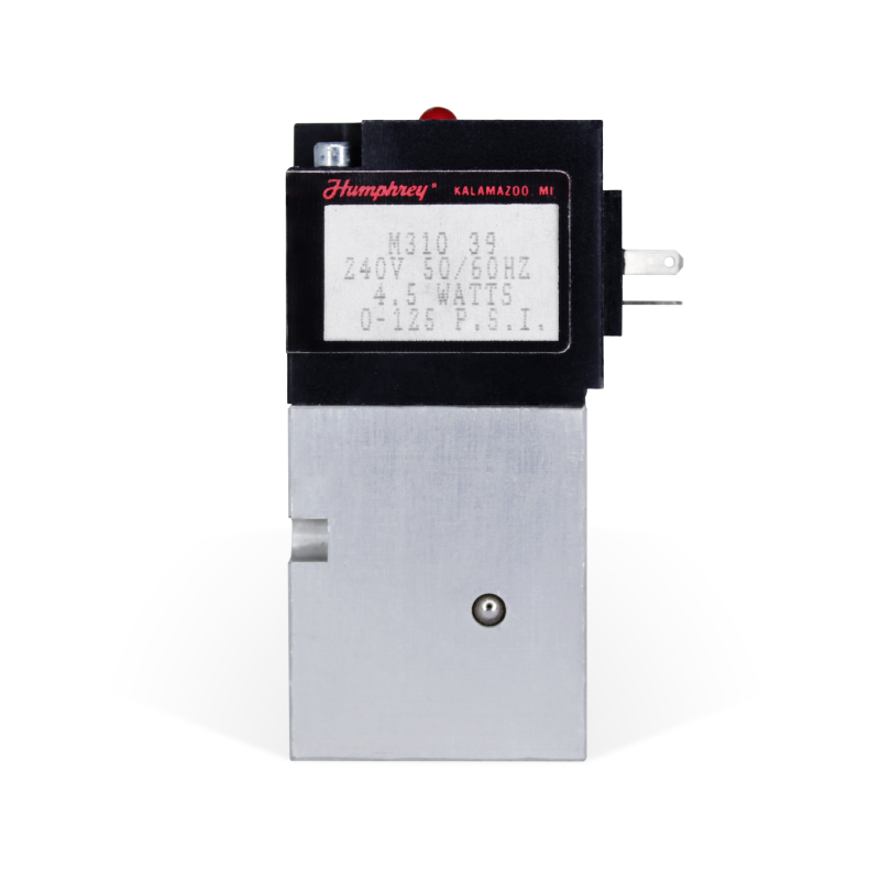 [M310-39-240VAC] Electroválvula 3 vías, 2 posiciones HUMPHREY M310-39-240VAC