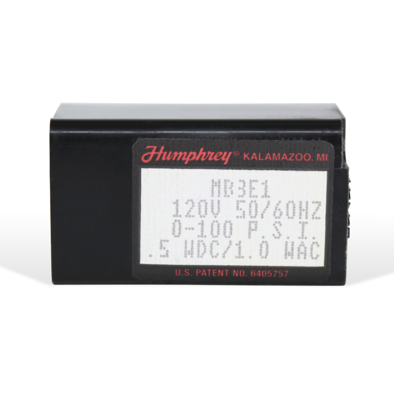 [MB3E1-120VAC] Electroválvula 3 vías, 2 posiciones, N/C, HUMPHREY MB3E1-120VAC
