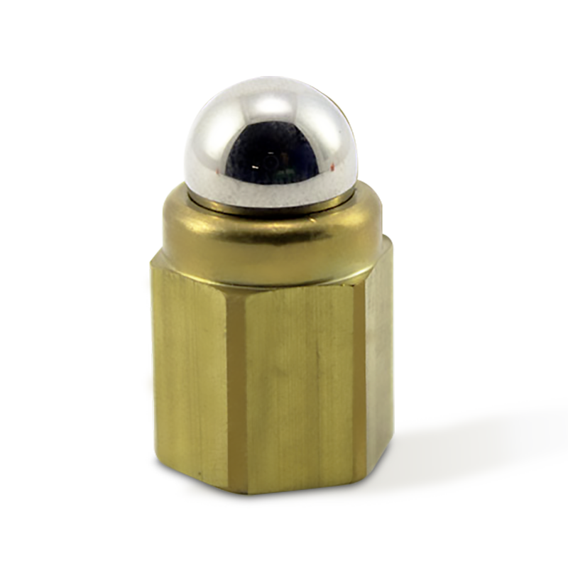 [34B] Operador mecánico de botón, tamaño aproximado en pulgadas 0.78 x 0.56 HEX HUMPHREY 34B 