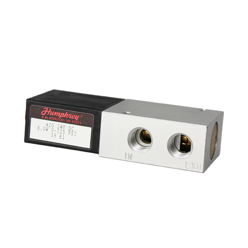 [420-39-81-24VDC] Válvula Solenoide 4 vías, 2 posiciones HUMPHREY 420-39-81-24VDC
