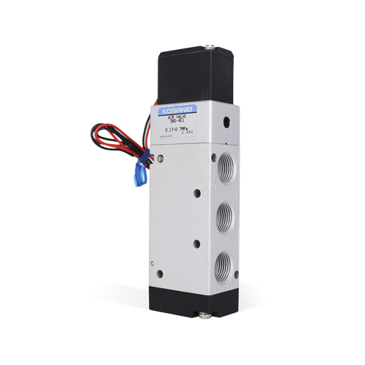 [380-4E1-24VDC] Electroválvula 5 vías 2 posiciones, puertos de 1/4" KOGANEI 380-4E1-24VDC