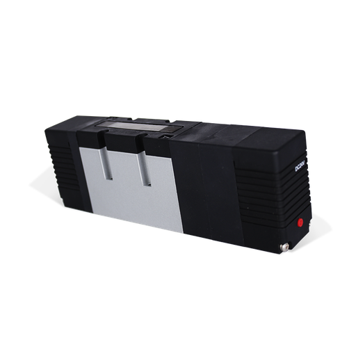 [433-4E2-DC24V] Válvula Doble Solenoide 5 vías 2 posiciones, piloteada, puertos de 1/4" KOGANEI 433-4E2-DC24V