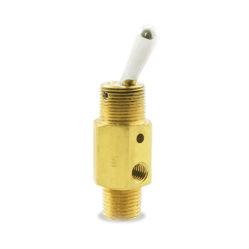 [TV-2SP] Válvula de Palanca, 2 Vías, 1/8" NPT CLIPPARD TV-2SP               