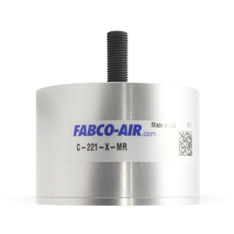 [C-221-X-MR] Cilindro Neumático Pancake 1 5/8" de diámetro, 3/4" de carrera FABCO AIR C-221-X-MR