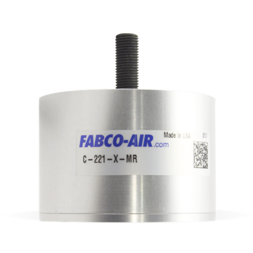 [C-221-X-MR] Cilindro Neumático Pancake 1 5/8" de diámetro, 3/4" de carrera FABCO AIR C-221-X-MR