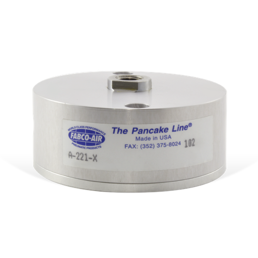 [A-221-X] Cilindro Neumático Pancake, 1-5/8" de diámetro, 1/4" de carrera FABCO AIR A-221-X