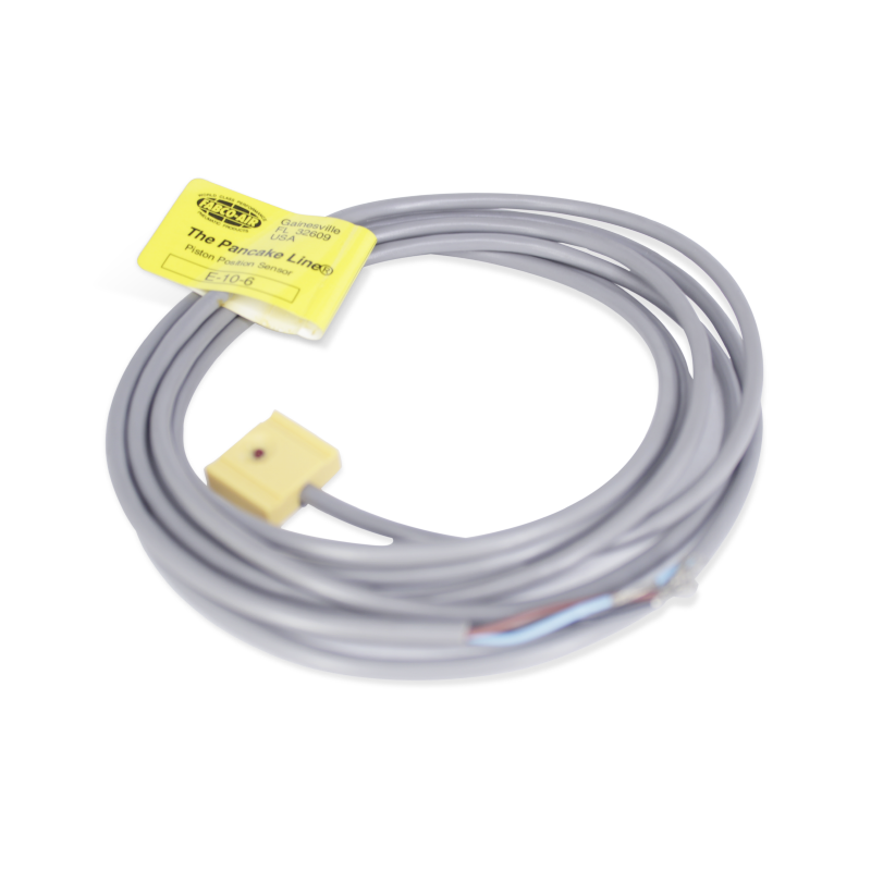 [E-10-6] Sensor de posición de pistón rango de voltaje 6-24 VDC, longitud de cable 72" FABCO AIR E-10-6