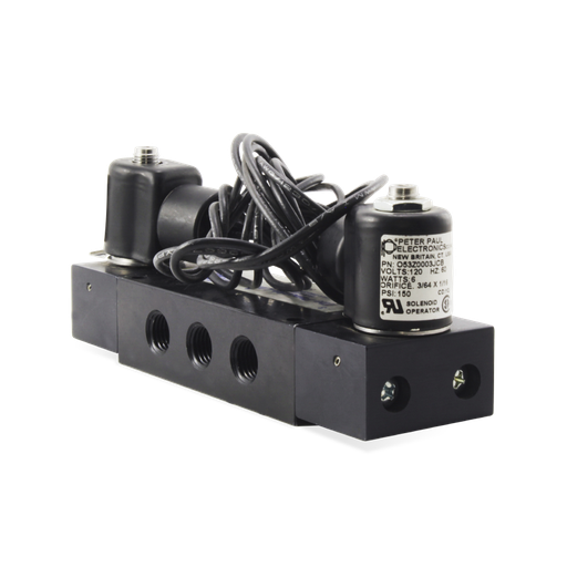 [14CCB-120V] Válvula de Control Direccional Serie 14/3400, puertos de 1/4 NPT, 4 vías, 5 puertos, 3 posiciones, 120 V FABCO AIR 14CC-4-120/60