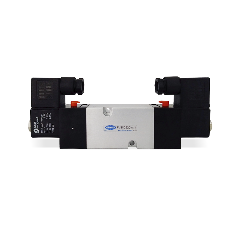 [FVEN2-2-2-A11] Válvula Doble Solenoide FVEN NAMUR, 5 puertos, 2 posiciones FABCO AIR FVEN222A11