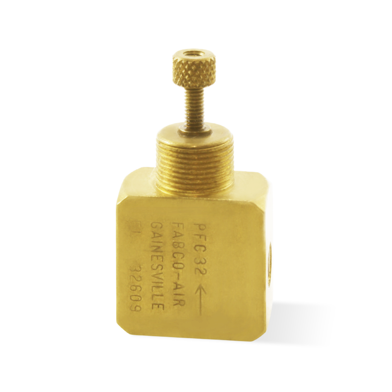 [PFC-32] Válvulas de Aguja y control de flujo puertos 10-32, montaje en panel FABCO AIR PFC-32 