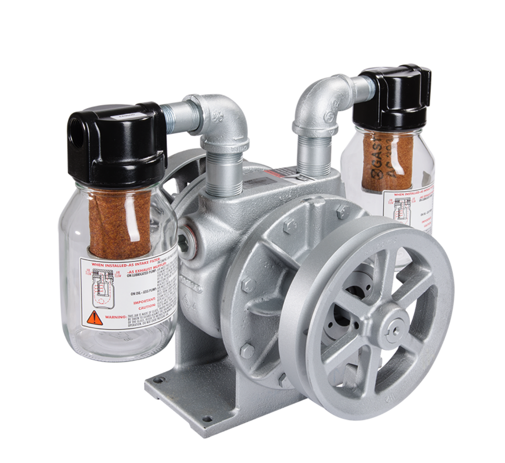 [3040-V115A] Motor Neumático 4 Paletas, 2 hp, 40 cfm, 20 in-hg GAST 3040-V115A