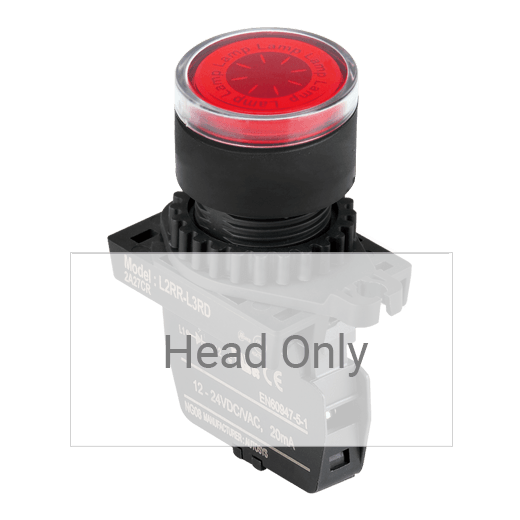 [L2RR-L3R] Lámpara Piloto (roja) 22/25mm AUTONICS L2RR-L3R