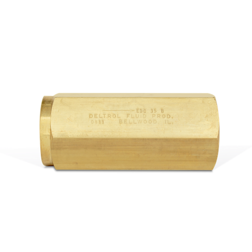 [EDC35B] Válvula Check Flujo GPM (lpm) 20.0 (75.7)  3/4" NPTF DELTROL EDC35B  